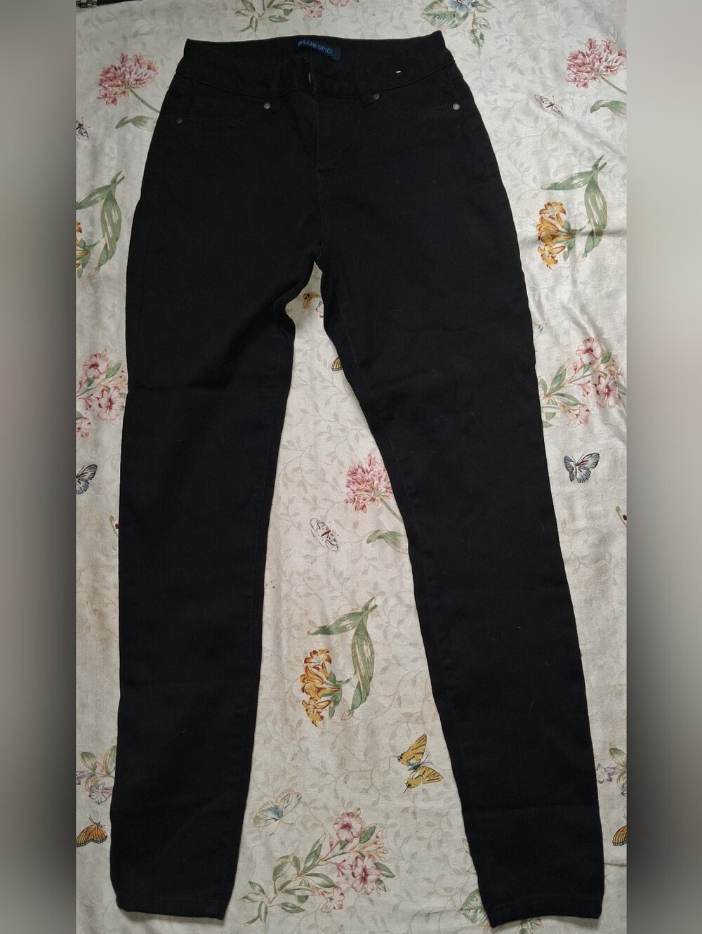 Blue Spice Black Skinny Jeans